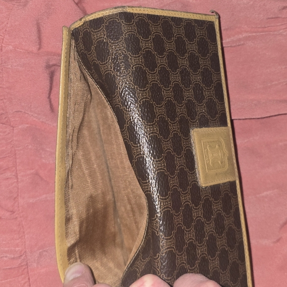 *REHAB* Vintage Celine Macadam Long Wallet With A Gaguchi Clasp - Picture 5 of 14